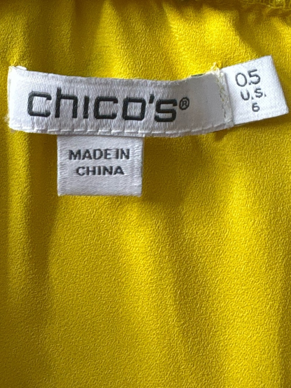 Chico's Yellow Floral Off Shoulder Smocked Maxi Dress Sz Chico’s 0.5 us 6 - Picture 2 of 6